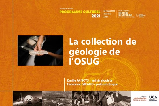 Une mine d'or pour les géologues : la collection de géologie de l'OSUG