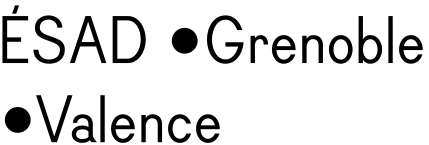 Logo ESAD Grenoble Valence