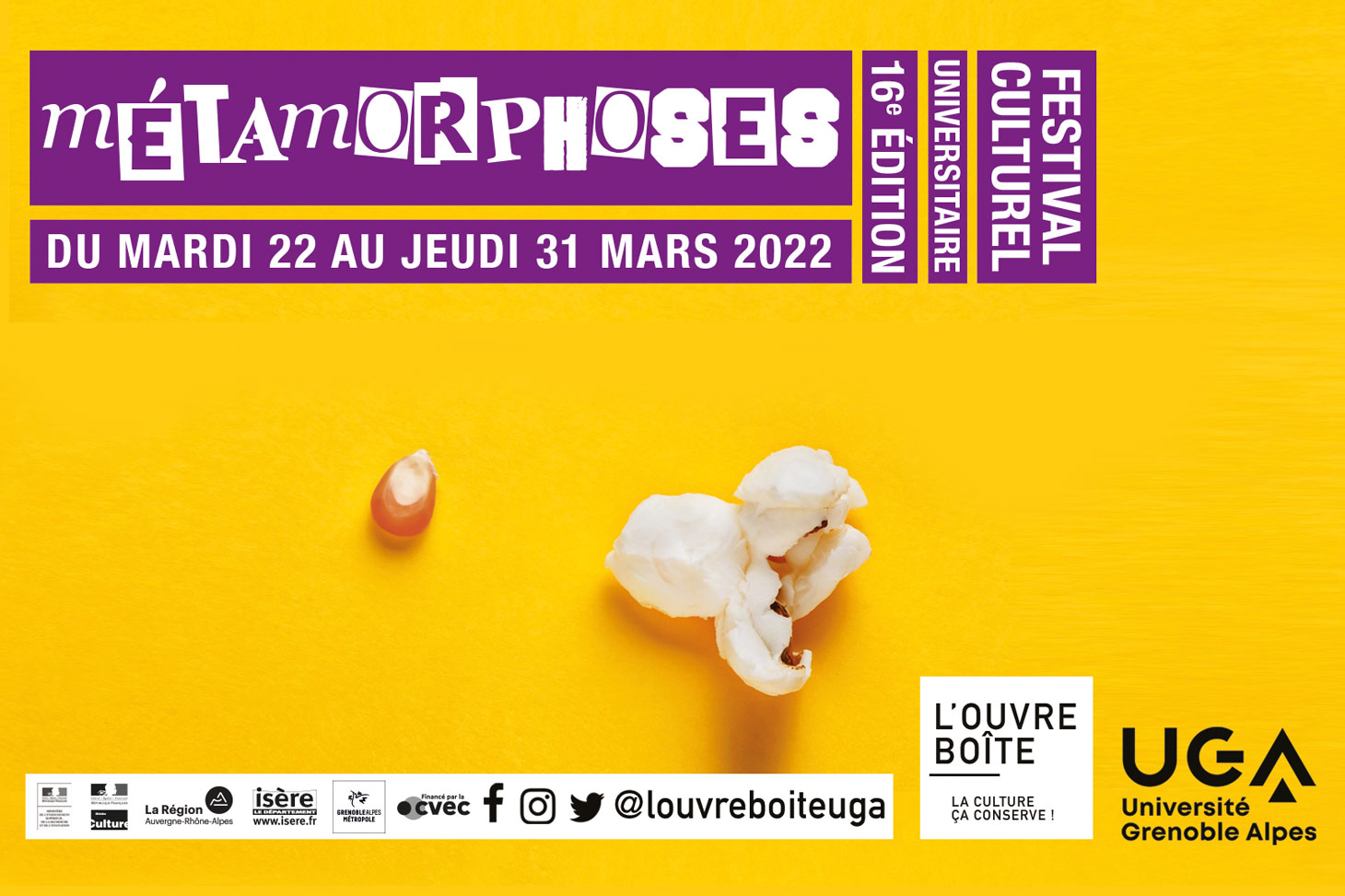 Affiche du festival Métamorphoses