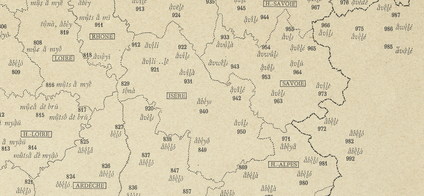Atlas de la langue française